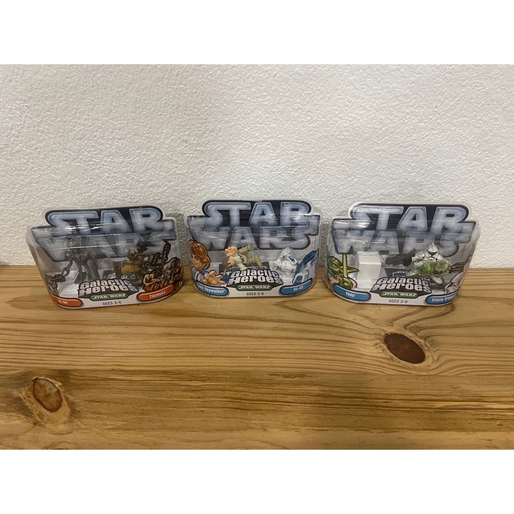Star Wars Galactic Hero's 3 pack